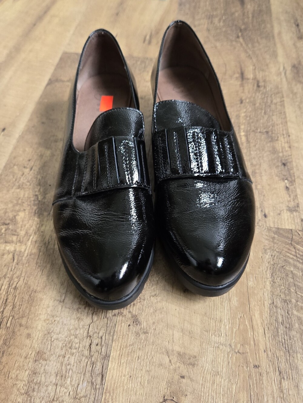 Wonders C-33281 Patent Leather Wedge Loafers, Womens Size 39 - Picture 3 of 10